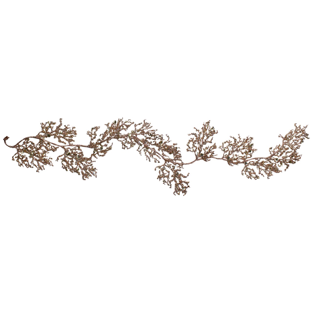 Northlight Artificial Christmas Twig Branch Garland - 6' - Rose Gold - Unlit